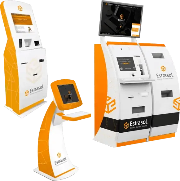 Tres modelos de kioscos de autoservicio Estrasol